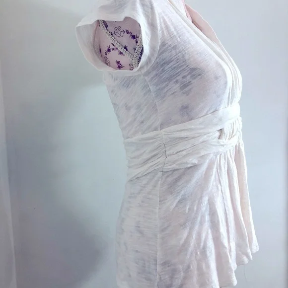 Anthropologie Postmark Knit Ruched Blouse (95) - Picture 4 of 6